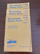 3 issues  1975 HEMMINGS Motor News World’s Largest Antique & Vtg Car Magazine  picture