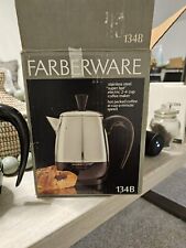 Vintage Farberware Coffee Pot Percolator 2-4 Cup Superfast #134B BEAUTIFUL COND. picture