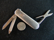 VICTORINOX CLASSIC--STERLING SILVER--SWIRL--REED & BARTON--SWISS ARMY KNIFE picture