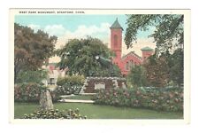 West Park Monument Stamford Connecticut Vintage Postcard EB20 picture