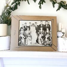 Authentic 1960s Wedding Photograph. Chipboard Mat Frame. 1960s Wedding Ephemera picture