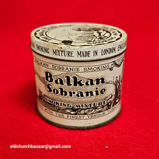 Vintage The Balkan Sobranie Smoking Mixture Tobacco Empty Tin picture