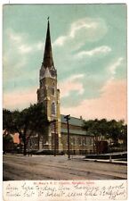 St. Mary's R. C. Church, Norwalk, CONN. POST CARD.  Posted 1907 picture