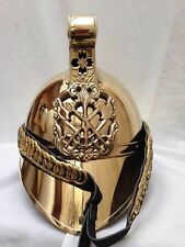 Christmas Vintage Fireman British Victoria Chief Officers Armor Helmet picture