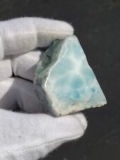 2.1 Inch Stunning Blue AA Natural Larimar Lapidary Stone Polished 75 Grams picture
