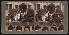 H.R.H the Maharaja paying ceremonial visit to H.R.H. Residency Indore India picture