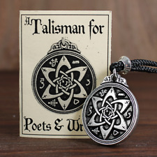 Talisman for Poets Writers Pendant Solomon Seal Amulet Hermetic kabbalah Jewelry picture