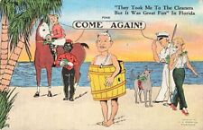 Postcard Man in Barrel Took Me to Cleaners Fun in Florida picture