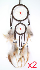 2pcs Large Dream Catchers for Bedroom Adult Brown Boho Dream Catcher Wall picture
