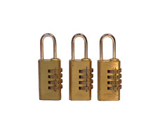 3 Vintage American Lock Combination Padlocks No Combinations picture