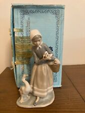 LLADRO #4568 SHEPHERDESS WITH DUCKS picture