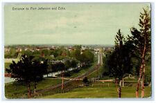 1909 Entrance To Port Jefferson & Echo Long Island New York NY Posted Postcard picture