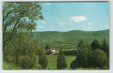 Postcard Vintage Chrome Cherry Valley Methodist Church in Cherry Valley, PA picture