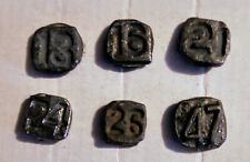 Early Santa Fe Railroad ~ Square Indent Date Nails Excellent Condition  picture