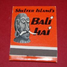 Bali Hai in San Diego, CA Tiki & Polynesian Pop Vintage Full Unstruck Matchbook picture