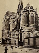 Atq Early 1900s Litho Postcard Carte Postale Dijon FR Saint  Benignus Cathedral picture
