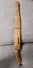 Vintage Antique Filipino Barong Bolo Machete Knife, WWII, Wood Handle and Sheath picture
