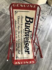 Budweiser Vintage Canvas Beach Pool Chair Genuine Logo picture