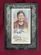 Ken Jeong 2020 Topps Allen and Ginter Mini Framed Auto /25 SSP picture