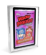 2022 WACKY PACKAGES MONTHLY FEBRUARY PICK A CARD WONKY PACKAGES PORTRAITS COUPON picture