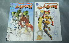 How To Draw Manga lot of 2 Comic Book Antarctic Press 2000-01 Rare Japanese Art picture