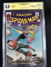Amazing Spider-Man #39 CBCS 6.0 SS Signed Stan Lee 1st Romita Marvel 1966 Ex CGC picture