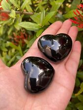 Large Black Obsidian Heart, 2