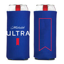 2 New AUTHENTIC Michelob Ultra SLIM CAN Beer Koozie Coozie Coolie Bud Light Lime picture