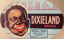 Rare Antique Vintage Dixieland Crate Label, McIntosh, FL 1930s picture