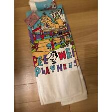 Vintage 1989 two-piece Pee-wee Herman Playhouse towel set with tags picture