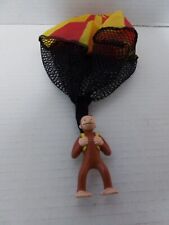 Vintage Curious George Parachutist Parachute Toy picture