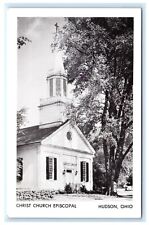 Christ Church Episcopal Hudson Ohio OH 1962 Postcard F1 picture