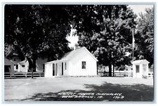 1953 Herbert Hoover Birthplace West Branch Iowa IA RPPC Photo Postcard picture