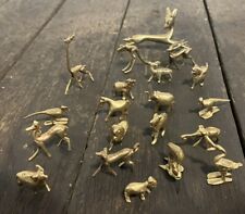 Large Lot Of 20 Vintage Miniatures Brass Mini Animal picture