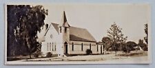 Methodist Church Glendora California Real Photo Postcard RPPC 2.75