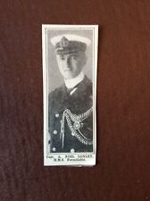 B9d Ephemera  Small Picture Ww1 Capt A Noel Loxley H M S Formidable picture