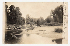 Antique RPPC postcard A BIT OF OLD YAMHILL river Palmer Creek Salem OREGON 1905 picture