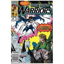 New Warriors (1990 series) #20 Newsstand in NM condition. Marvel comics [t~ picture