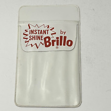 1960s Instant Shine By Brillo Advertising Pocket Protector Shoe Shine Soap Pads picture