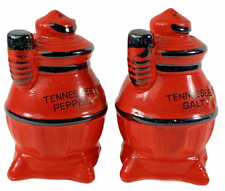 Vintage Red Stove Ceramic Tennessee Souvenir Japan Salt And Pepper Shakers  picture