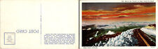 Above the clouds on Pikes Peak Cog Road Pikes Peak CO Postcards unused 52054 picture