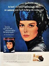 Cover Girl makeup ad vintage 1963 Barbara Clement original print advertisement picture