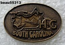 ⭐2008 HARLEY DAVIDSON OWNERS GROUP HOG SOUTH CAROLINA STATE RALLY VEST PIN picture