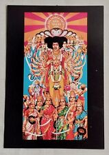 Post Card The Jimi Hendrix Experience Axis Bold As Love Album 4x6 Vintage 1998 picture