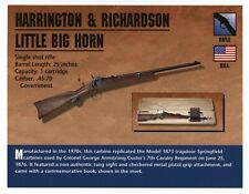 Harrington & Richardson Little Big Horn Rifle  Atlas Classic Firearms Card picture