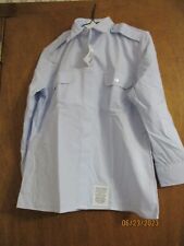 NEW/NOS-Women's CG Blue Shirt, Long Sleeve, Size 14 Neck 38 Bust, 28/29 Sleeve picture
