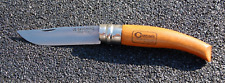VINTAGE COGHLAN'S BY OPINEL No. 9 TWIST-LOCK KNIFE, MADE IN FRANCE, WOOD HANDLE picture