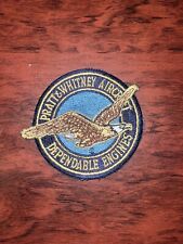 Vintage 1980s Pratt & Whitney Aircraft Dependable Engines Patch picture