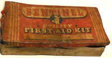 1 Sentinel Utility First Aid Kit Tin Empty advertising vintage picture