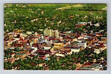 Bloomington, IL-Illinois, Aerial View Antique, Vintage Souvenir Postcard picture